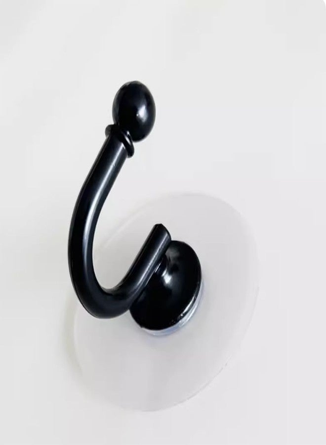 Cciphy Cute Window Curtain Hook, Adjustable Self Adhesive Curtain Tieback, Non-Trace Stick Metal Wall Hook Holder, No Drill Tieback Buckle Curtain Holdbacks for Home Decor, 2 Pack (Silver) - Image 5